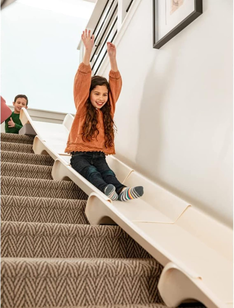 Stairslide 4-Pack Stair Mounted Kids Indoor Slide