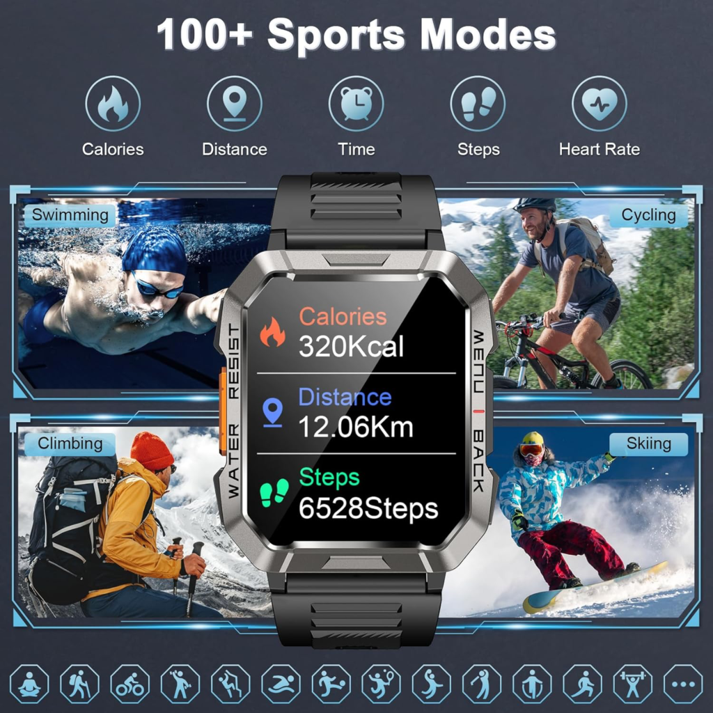 Military Smart Watch for Men
